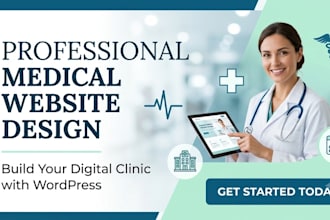 build a professional medical healthcare website in wordpress