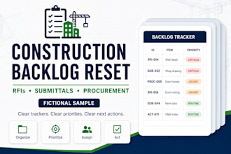 organize your construction rfi, submittal, and procurement logs