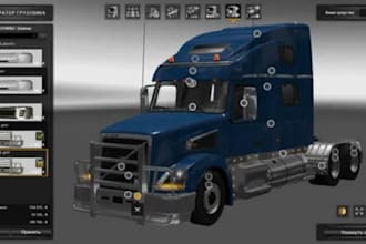 create high 3d quality ets 2 and ats skin and trucks, ets trailer, ats map