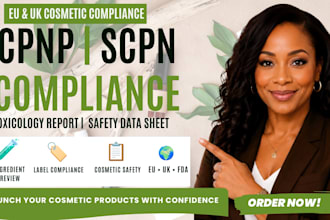 eu UK cpnp scnp compliance toxicology report cosmetic productes safety datasheet