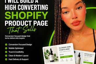 build a high converting shopify product page that sells