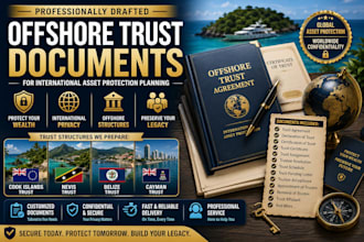draft offshore trust documents for international asset protection planning