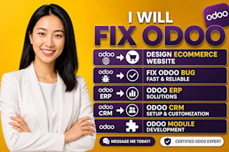 fix odoo bug design ecommerce website odoo crm erp odoo module development