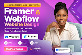 design framer website, fix framer website design develop framer website