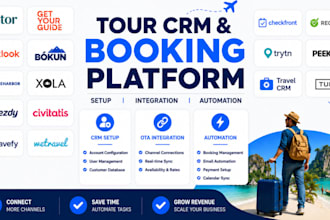setup bokun peek pro travefy trytn wetravel checkfront fareharbor travel crm