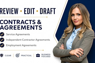 review, edit and draft your contracts and agreements