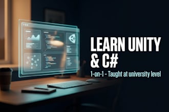 teach you unity and c sharp game development one on one