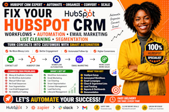 hubspot CRM workflows automations email marketing list cleaning and segmentation