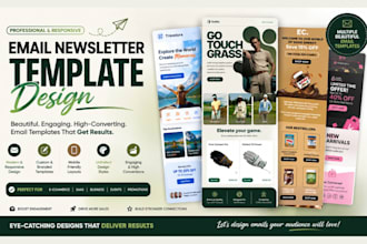 design canva mailchimp brevo klaviyo figma HTML email newsletter template
