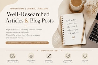 do article writing and content writing