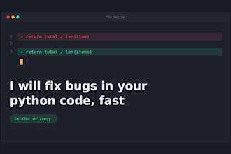 fix bugs and errors in your python, cpp, codes