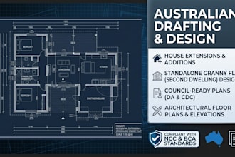 design australia house extension granny flat plan australian council drawing