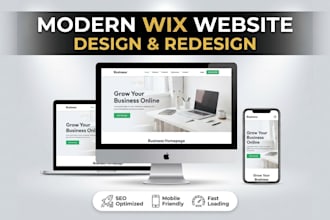 design and redesign your wix website and wix studio site design