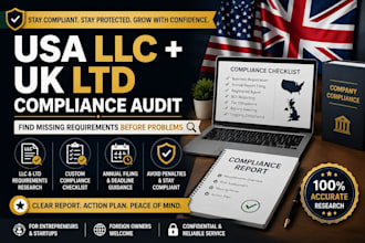 research USA llc and UK company compliance requirements for your business