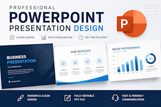 design a professional powerpoint presentation and format microsoftword documents