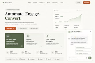 build ai chatbot for website, led gen ai agent, ai content automation ai website