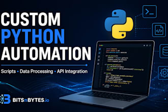 create a custom python automation script for your business