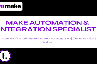 setup make com automation, fix make com scenario, make com expert