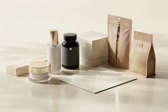 create premium product packaging, label design for amazon with modern branding