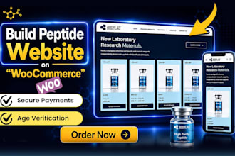 build a compliant research peptide website on woocommerce