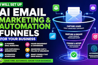 set up ai email marketing and automation funnels for your business