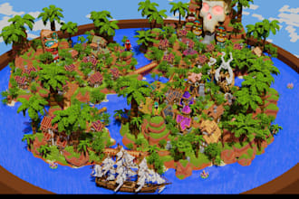 build minecraft survival, adventure, rpg and fantasy maps
