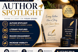 feature your book with an engaging author spotlight event