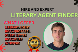 find literary agent for fiction non fiction write query letter book proposal