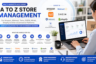 manage your amazon walmart temu shein mirakl ebay shopify and ecommerce store