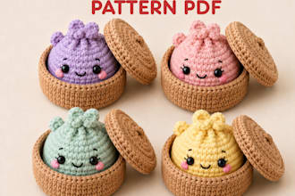 create custom crochet pattern PDF for your etsy shop