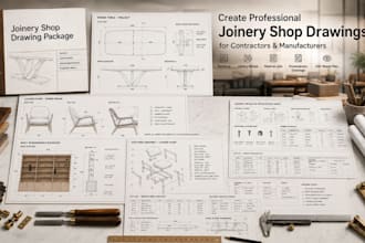 create joinery shop drawings for contractors and manufacturers