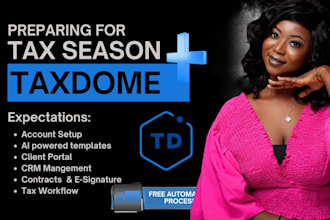 setup and automate your taxdome CRM for your tax firm taxdome workflow