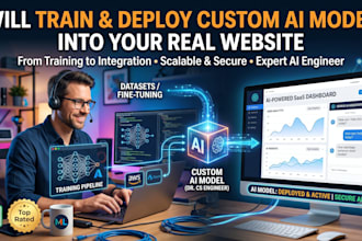 build, train, and deploy custom ai models into your website