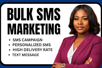 send bulk sms email campaign, text message and sms marketing  bulk sms