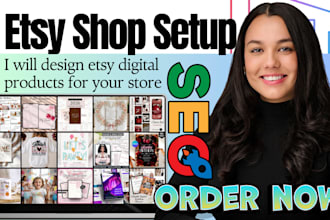 design etsy digital product design etsy shop setup etsy store digital product