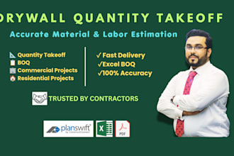 do accurate drywall quantity takeoff and material estimation