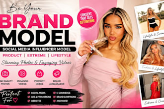 be your female model for amazing photography and video, and product ugc content