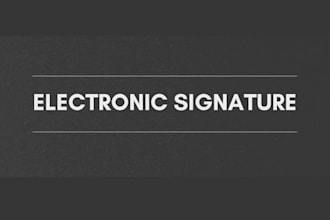 do your electronic signature