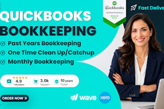 do quickbooks online bookkeeping with quickbooks clean up and wave accounting