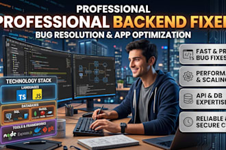 fix bug on your backend application