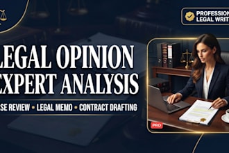 draft professional legal opinions analyze case law and prepare legal memorandums