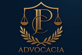 make unique luxury law firm logo and legal brand identity