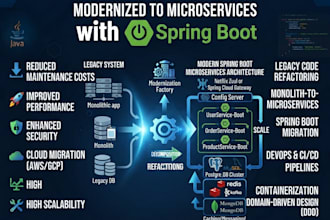 build  legacy java project modernized to microservice