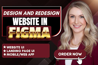 do figma website design, figma website, saas website ui ux mockup figma design