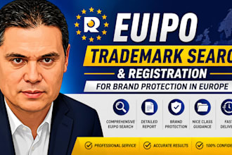 provide euipo trademark search and registration for brand protection in europe