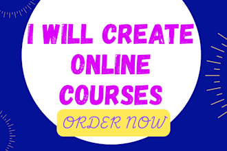 create a complete online course from scratch with slides and videos
