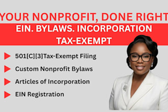 write nonprofit bylaws, articles of incorporation and board policies