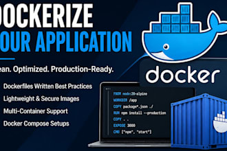 dockerize your application with a clean dockerfile