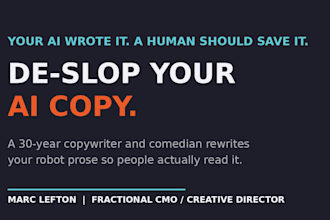 rewrite your ai generated copy so it sounds human