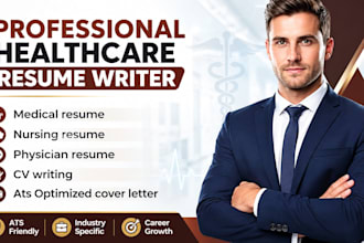 write your nursing, medical, healthcare resume and cover letter